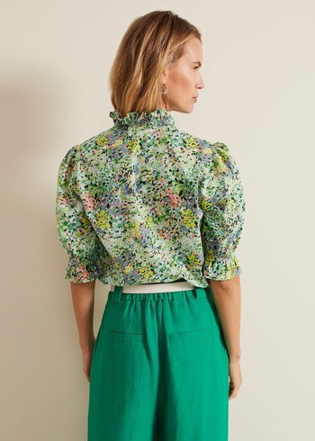 Phase Eight Izara Floral Shirts Multicolor Canada | NVKCOS-971